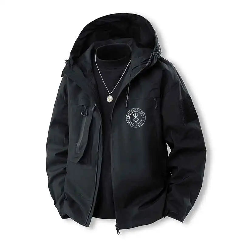 Men's Tactical Waterproof Hooded Trench Coat (S-3XL)