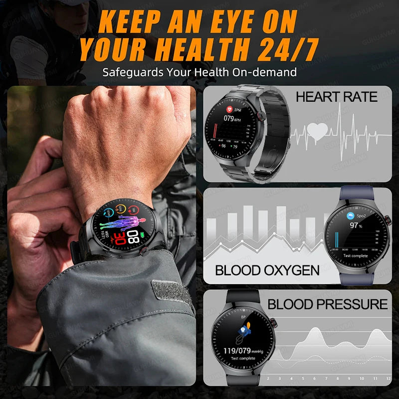 2025 Smart Health Watch with ECG & Bluetooth Call